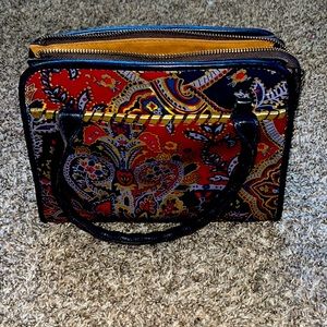 Patricia Nash Paisley Leather Handbag